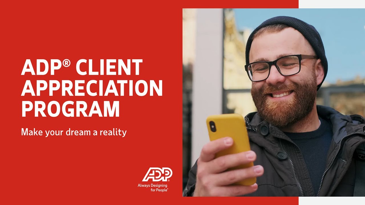 ADP Client Appreciation Program overview. Click to play video