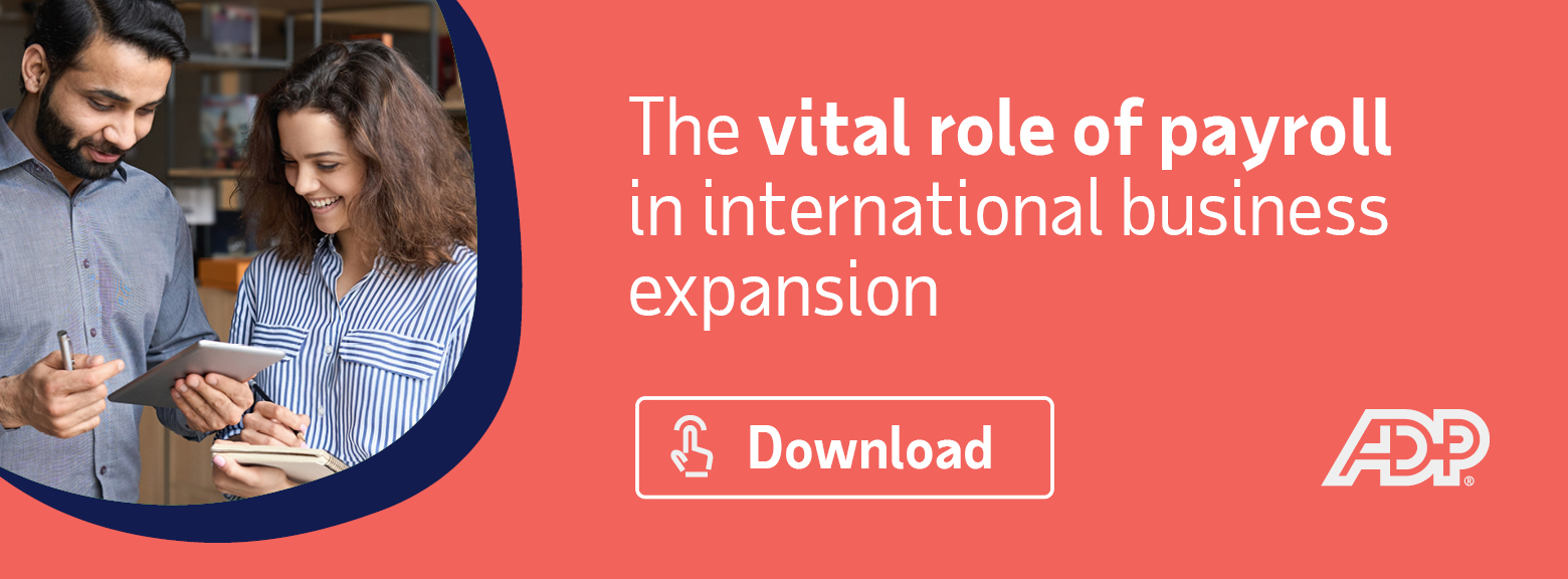 The vital role of payroll in international business expansion